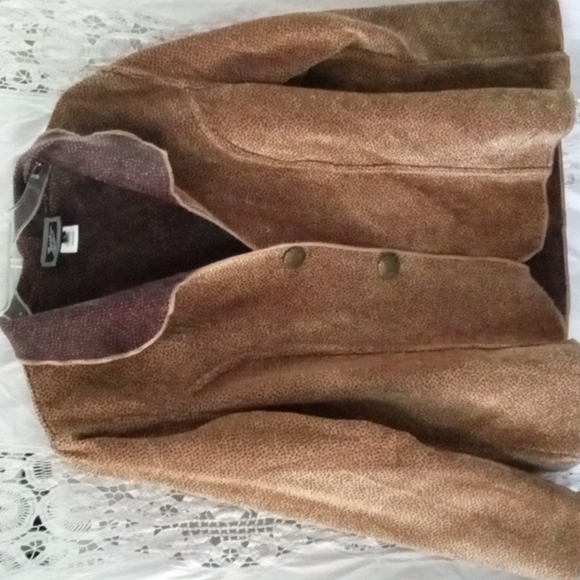 Zashi vintage leopard print jacket L - Picture 1 of 4